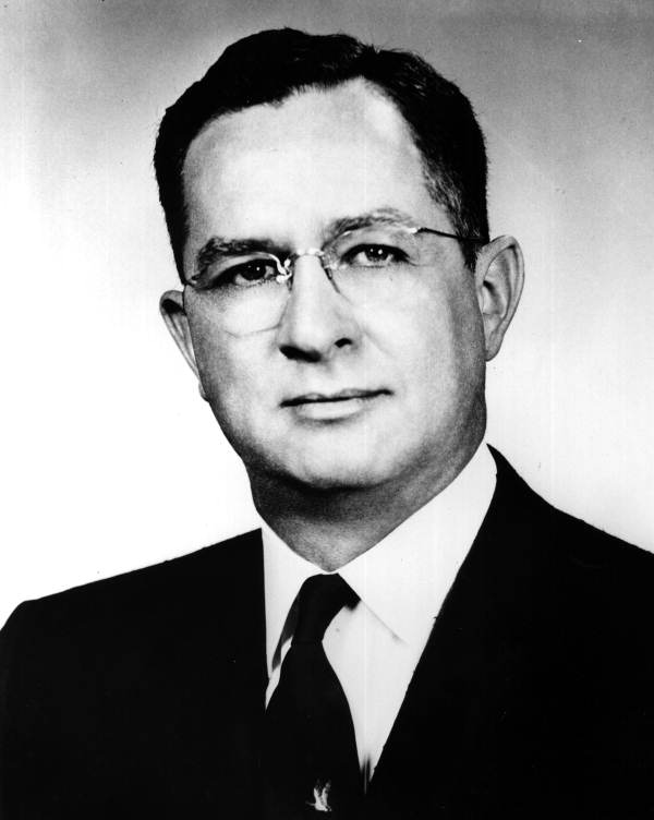 Portrait of Industrial Commission chairman J. Danford Wright Jr.