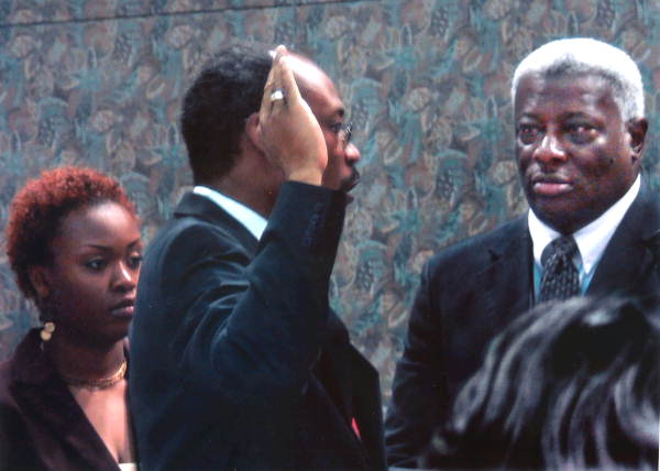 Matthew M. Carter II taking the oath of office as Florida Public Service Commissioner - Tallahassee, Florida