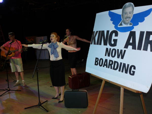 Scene from the Florida Capitol Press Corps Skits at the Tallahassee night spot called The Moon.