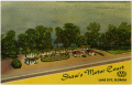 Aerial view of Shaw's Motor Court in Lake City.