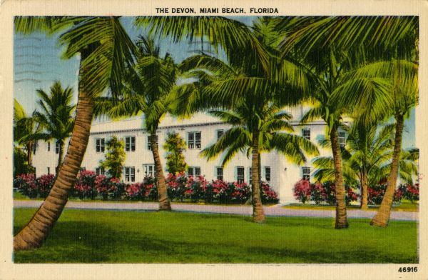 The Devon, Miami Beach, Florida.