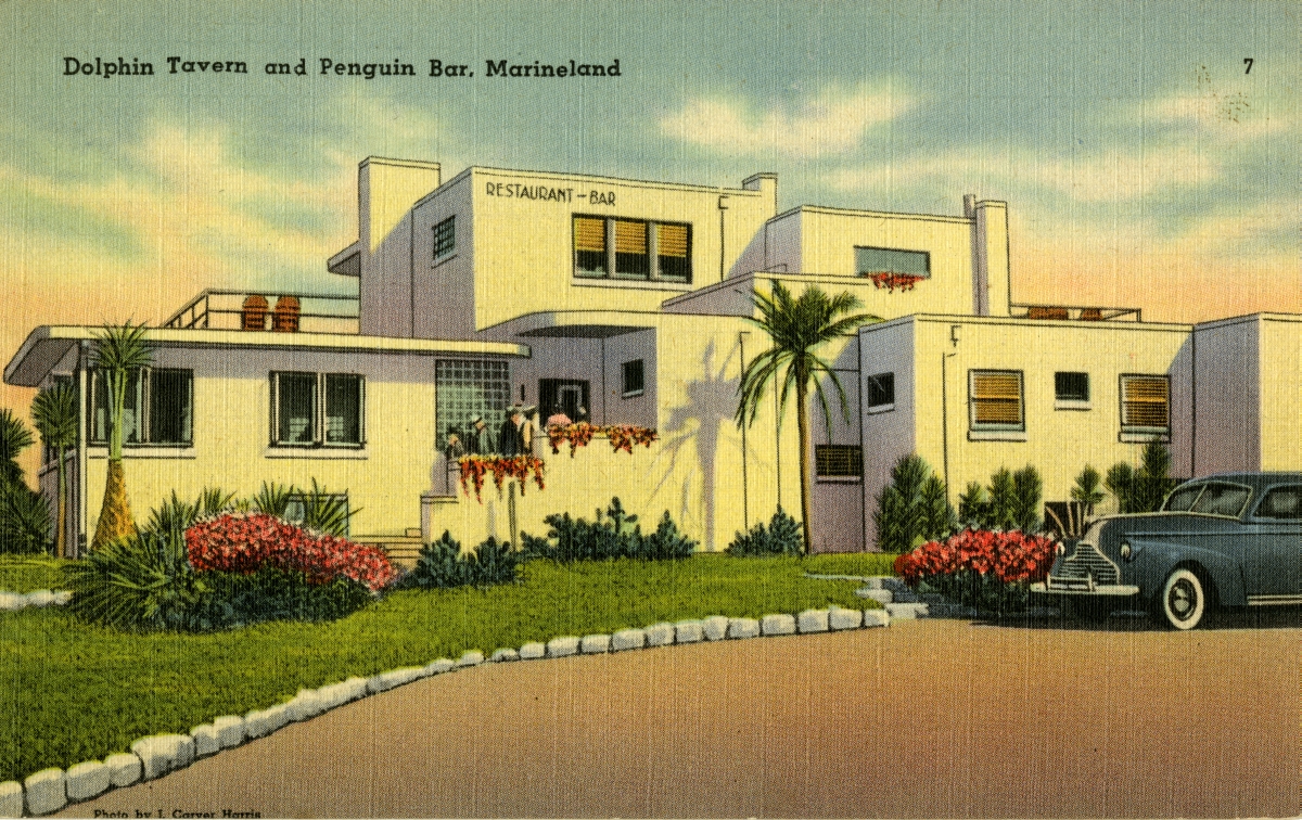 Dolphin Tavern and Penguin Bar, Marineland.