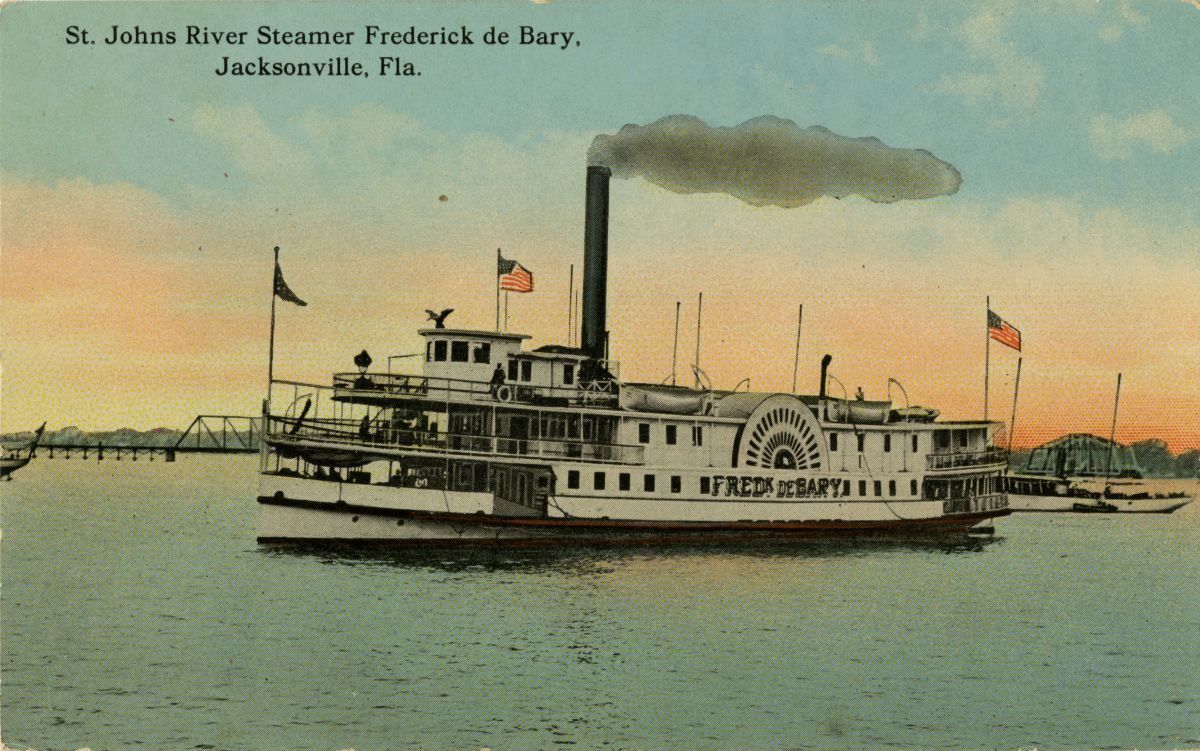 St. Johns River Steamer Frederick de Bary, Jacksonville, Fla.