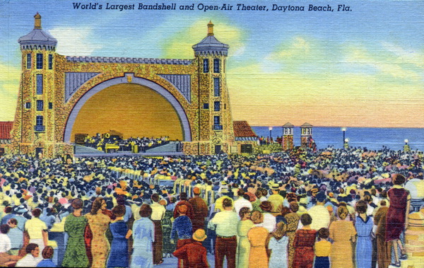 World's largest band shell and open-air theatre - Daytona Beach, Florida.