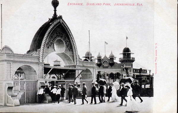 Entrance, Dixieland Park- Jacksonville, Florida.