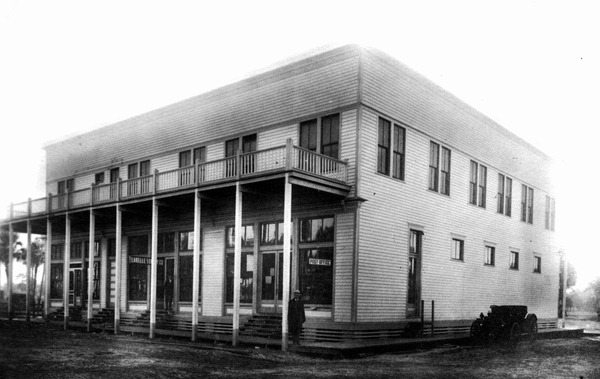Everett Hotel and post office - LaBelle, Florida.