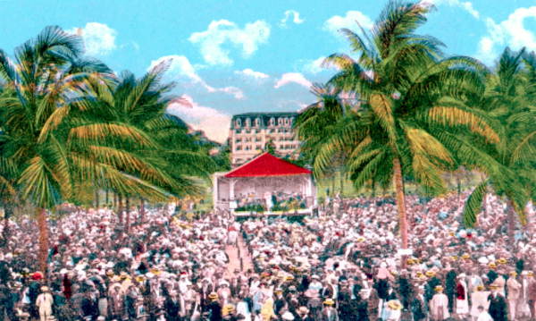 Band concert in Royal Palm Park.