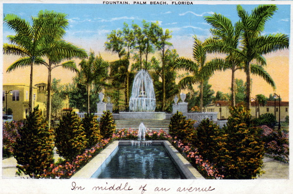 Fountain - Palm Beach, Florida