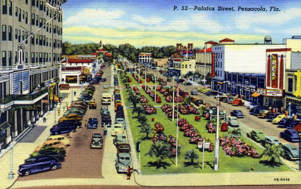 Palafox Street - Pensacola, Florida.