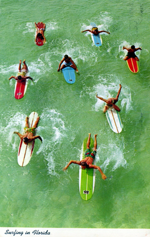 Surfing in Florida.
