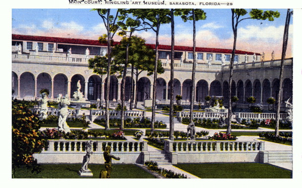 Main court, John and Mable Ringling Art Museum - Sarasota, Florida.