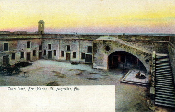Court yard, Fort Marion, Saint Augustine, Florida.