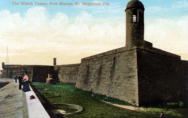The watch tower, Fort Marion - Saint Augustine, Florida