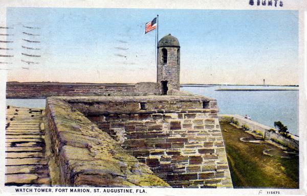 Watch tower, Fort Marion - Saint Augustine, Florida.