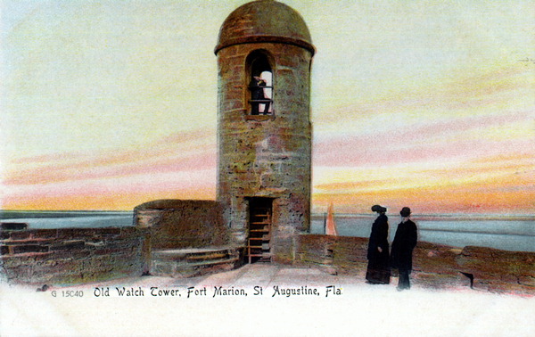 Old watch tower, Fort Marion - Saint Augustine, Florida