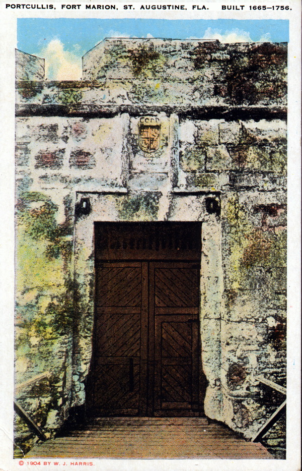 Portcullis, Fort Marion - Saint Augustine, Florida