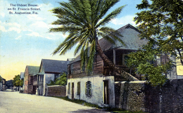 The oldest house on St. Francis Street, Saint Augustine, Florida