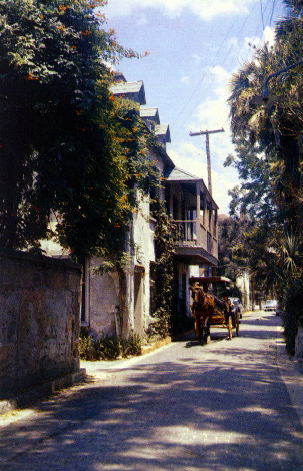 Romantic Aviles Street - Saint Augustine, Florida