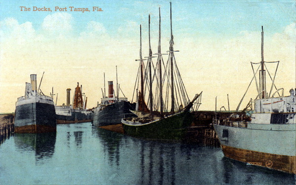 The docks - Port Tampa, Florida.