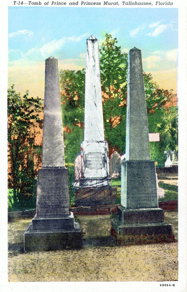 Tomb of Prince and Princess Murat - Tallahassee, Florida.