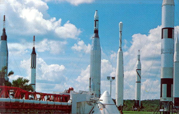 Rockets at Kennedy Space Center - Cape Canaveral, Florida