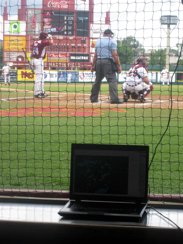 Scene from the 2009 FSU baseball super regional game versus University of Arkansas, Fayetteville on Mike Martin Field at Dick Howser Stadium in Tallahassee, Florida.