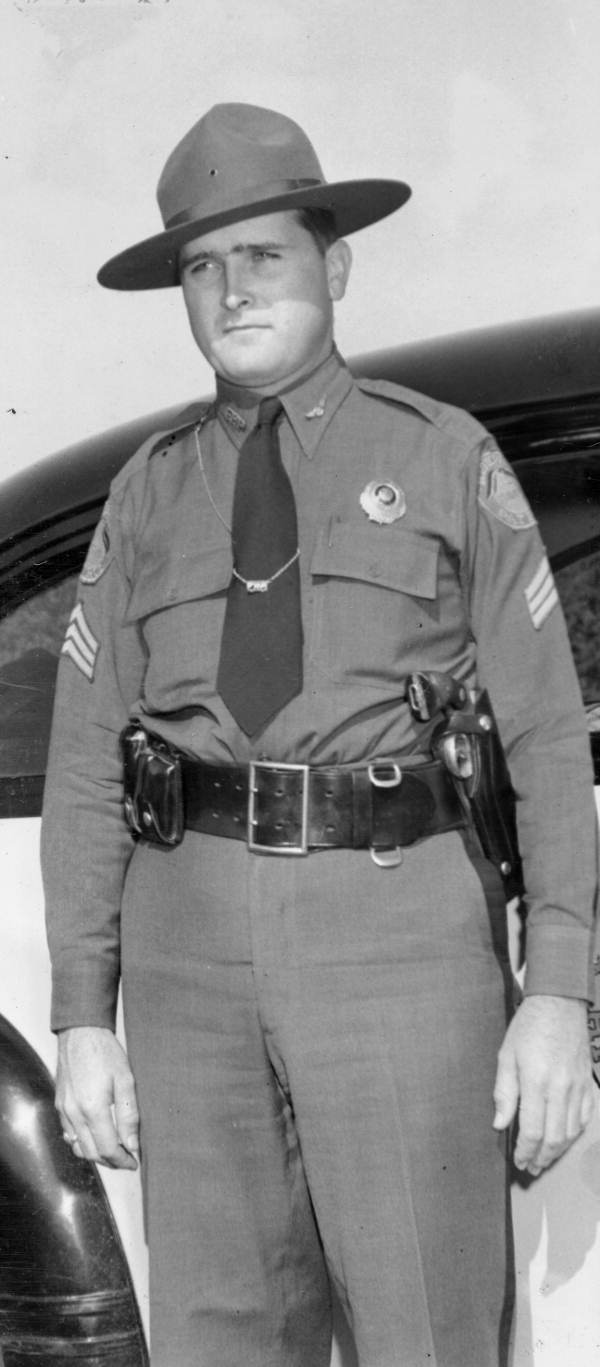Portrait of FHP Sergeant H. Lee Simmons in St. Petersburg, Florida.