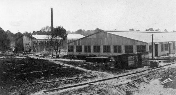 Power house and storehouse at the Merrill-Stevens shipyard in Jacksonville, Florida.