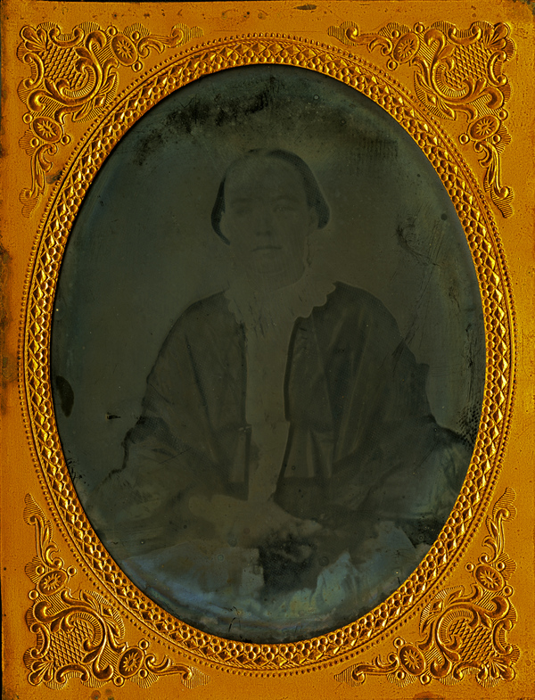 Ambrotype photo of Nancy Jane Pate Potter, ca. 1850