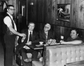 Drinks being served to customers at the Silver Slipper restaurant in Tallahassee's Northwood Mall.