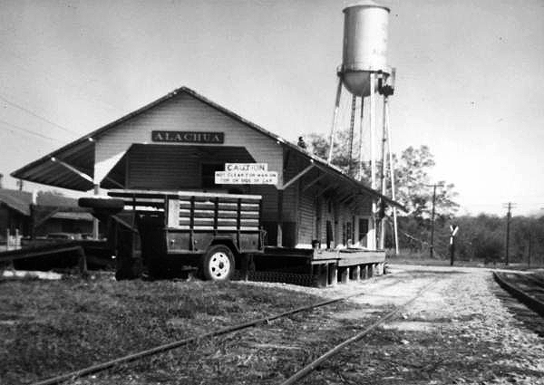 Seaboard Coast Line depot of Alachua.