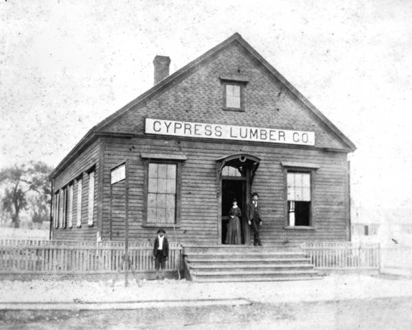 Cypress Lumber Company's pay office.