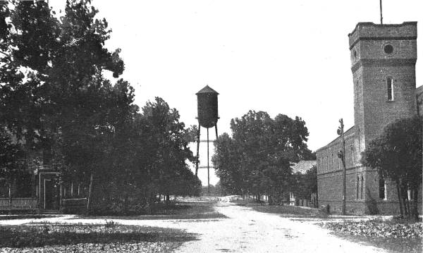 Residence, water tower and Franklin County Armory