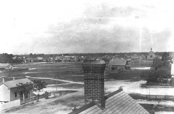 View to the west from John Ruge's house.