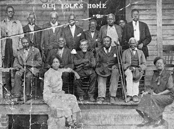 Eartha M. M. White and residents of the Clara White Old Folks Home - Jacksonville, Florida.