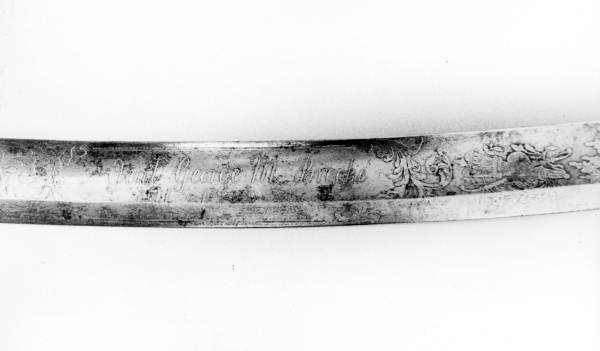 General George M. Brooke's sword