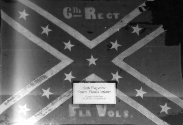 Battle flag for the 6th Florida Infantry Regiment.
