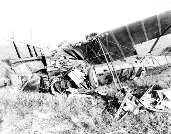 Crashed airplane near Arcadia - De Soto County, Florida