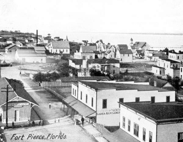 Birds eye view of Fort Pierce..