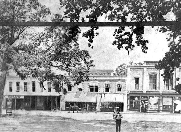 Early commercial strip in Quincy.