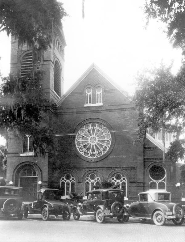 First Presbyterian Church on University Avenue.