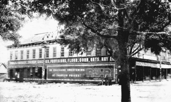 O'Donald and Saunders merchandise store.