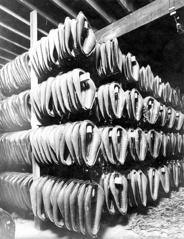 Horse collar factory.