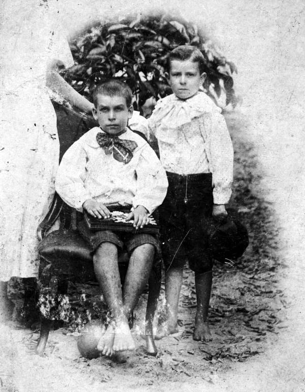 Portrait of Bud and Guy Waits