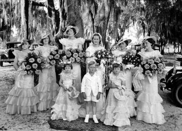 Marriage of Fay Mathews