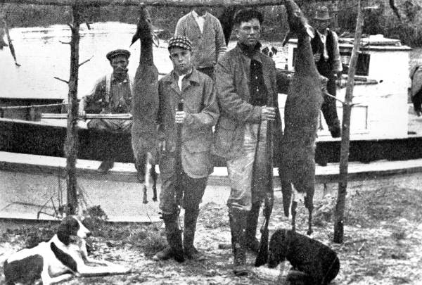 Hunters with their kill