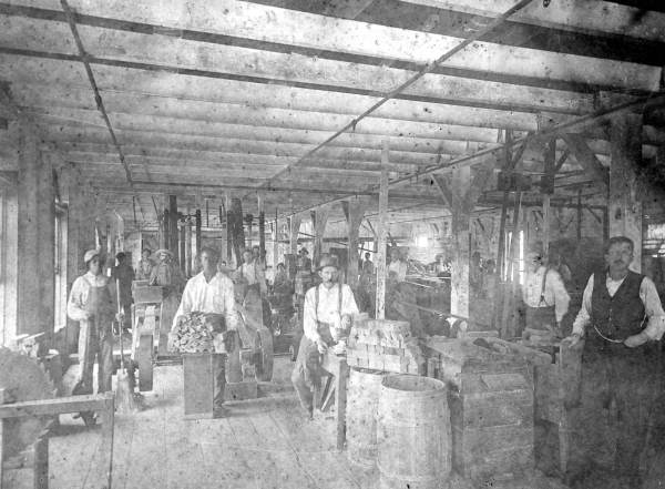 Interior of cedar mill