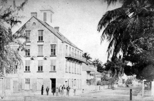 Stone building - Key West, Florida.