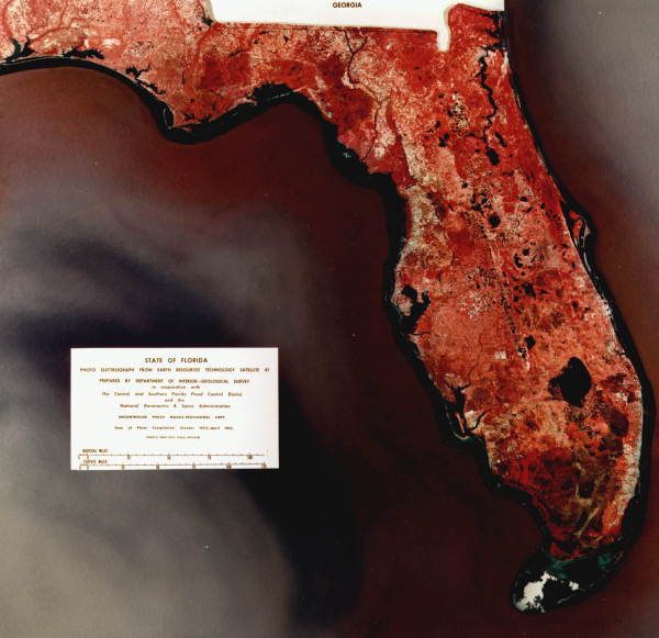 Photo electrograph of the State of Florida