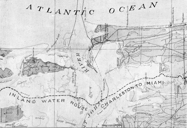 Map of Saint Johns River